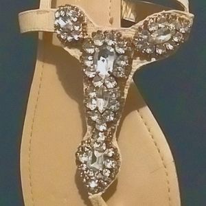 BCBG Crystal sandals ( wedding )